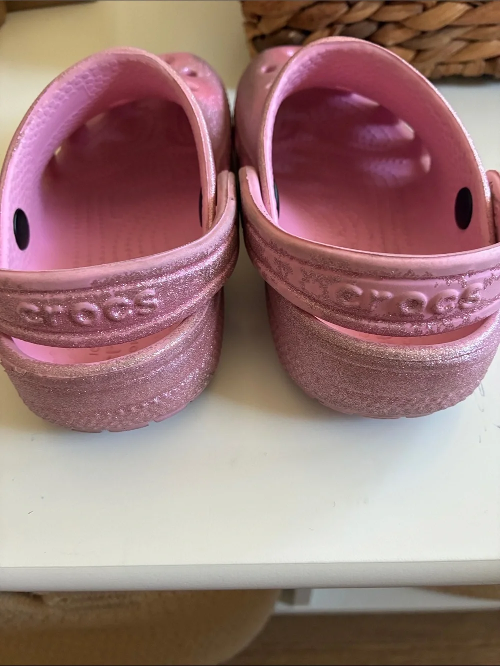 CROCS sparkling pink